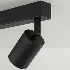 Nex Black Ceiling Light 6 XGU10 small 2