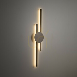 Java New Brown 2-LED Wall Sconce small 1