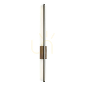 Flash New Brown Wood Wall Sconce M 1 LED small 5