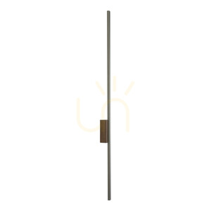 Flash New Brown Wood Wall Sconce L 1 LED small 4