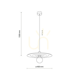 Onda Kaszmir Pendant Light 1 Xe27 small 9
