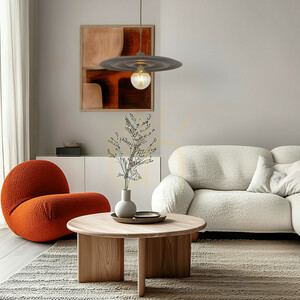 Onda New Brown Pendant Light, 1x E27 small 1