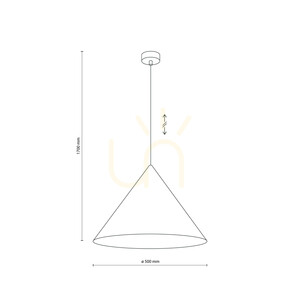 Cono XL Pistachio Pendant Light 1 XE27 small 8