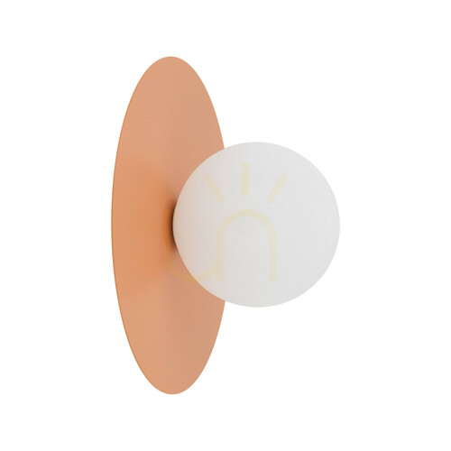 Check Pixi Salmon Wall Sconce 1 Xg9