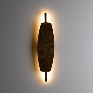 Mareva M Walnut LED Wall Sconce small 1