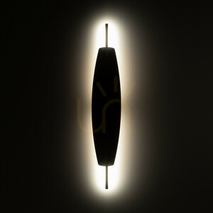 Mareva L Walnut LED Wall Sconce small 2