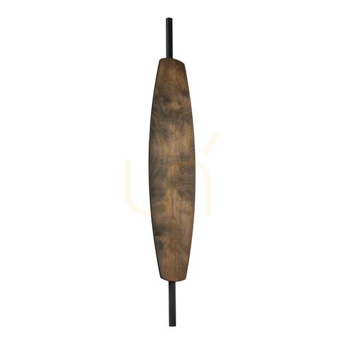 Check Mareva L Walnut LED Wall Sconce