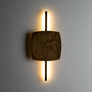 Selva M Walnut LED Wall Sconce small 2