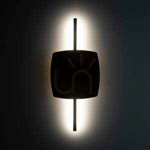 Selva M Walnut LED Wall Sconce small 3