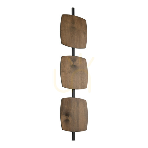 Check Selva L Walnut LED Wall Sconce