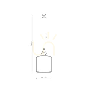 Amura Sabia Pendant Light 1 Xe27 small 8