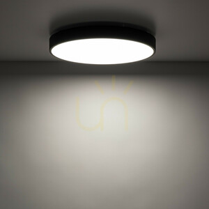 Velis Black 30 W LED Ceiling Light IP54 small 2