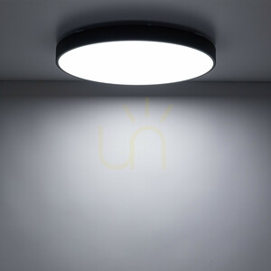 Velis Black 40 W LED Ceiling Light IP54 small 3