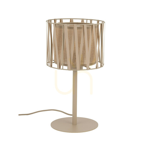 Check Harmony Sabia Jute Night Light 1 Xe27