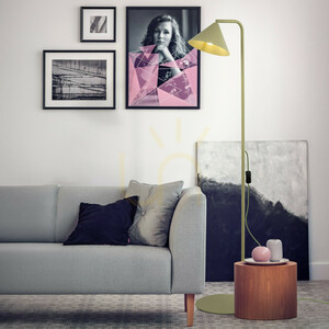 Cono Pistacio Floor Lamp 1 Xe14 small 1