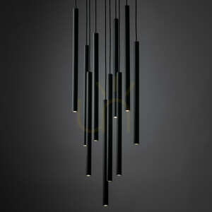 Ferro Black Pendant Light 10 Xg9 Circle small 2