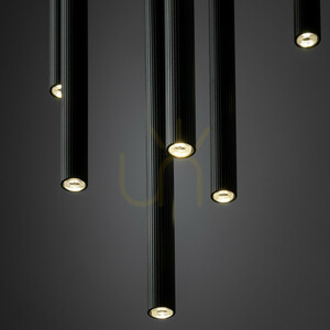 Ferro Black Pendant Light 10 Xg9 Circle small 3