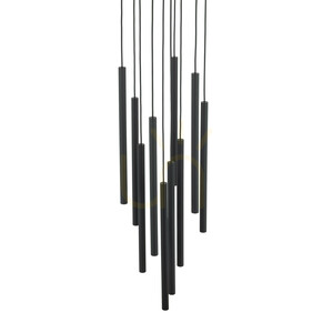 Ferro Black Pendant Light 10 Xg9 Circle small 5