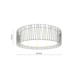 Harmony Sabia Juta Ceiling Light, 4 Xe27 small 5