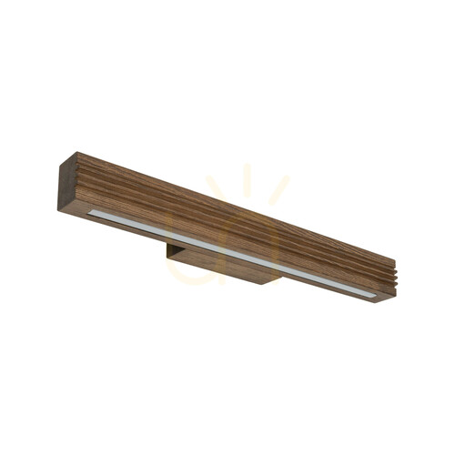 Check Viga Wood LED Brushed Pine Walnut Wall Sconce
