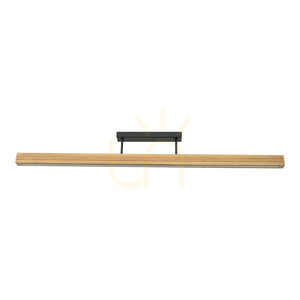 Viga Wood LED Brushed, Distressed Pine Ceiling Lamp small 8