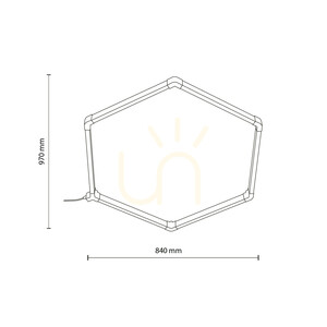42 W Honeycomb LED Panel small 14