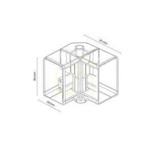 Angle Connector for Honeycomb small 2