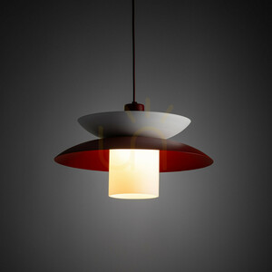 Verado Burgundy 1 Pendant Light small 2