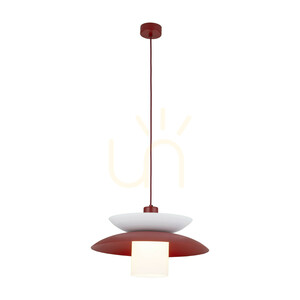 Verado Burgundy 1 Pendant Light small 6