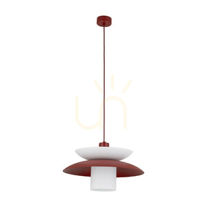 Verado Burgundy 1 Pendant Light small 0