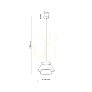 Kalum Len Pendant Light 1 Xe27 small 6
