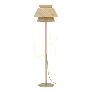 Kalum Wood Floor Lamp 1 Xe27 small 0