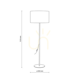 Dalum Olive Floor Lamp 1x E27 small 7