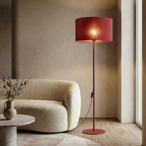 Dalum Burgund Floor Lamp 1x E27 small 1