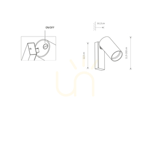 MONO 12533 Wall Sconce by Nowodvorski small 1