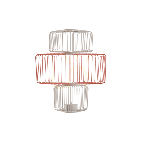 Check Nowodvorski NOME A 12248 beige and terracotta pendant light, GX53, 49 cm