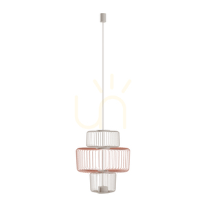 Nowodvorski NOME A 12248 beige and terracotta pendant light, GX53, 49 cm small 0