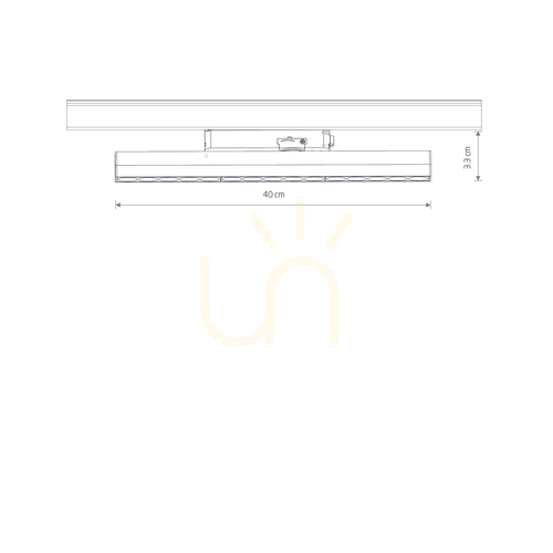 Check PROFILE LINE LED 20W 12401 Track Lighting Fixture by Nowodvorski