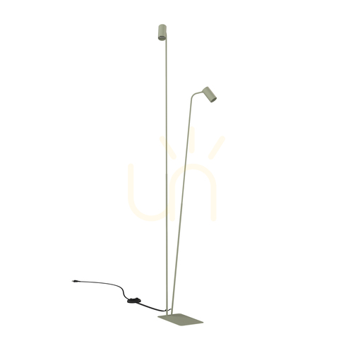 Check Nowodvorski MONO II 12621 sage green and black floor lamp 2×GU10 R50