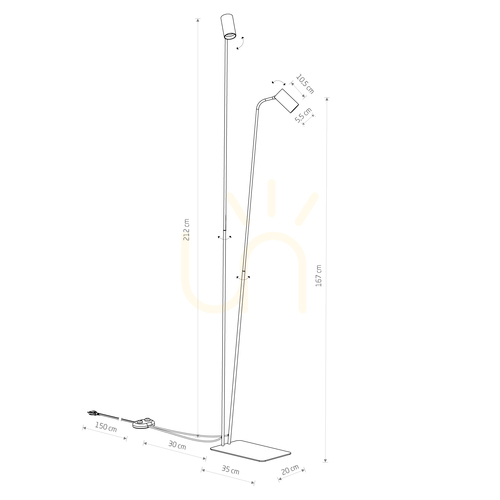 Check MONO 12620 Floor Lamp by Nowodvorski