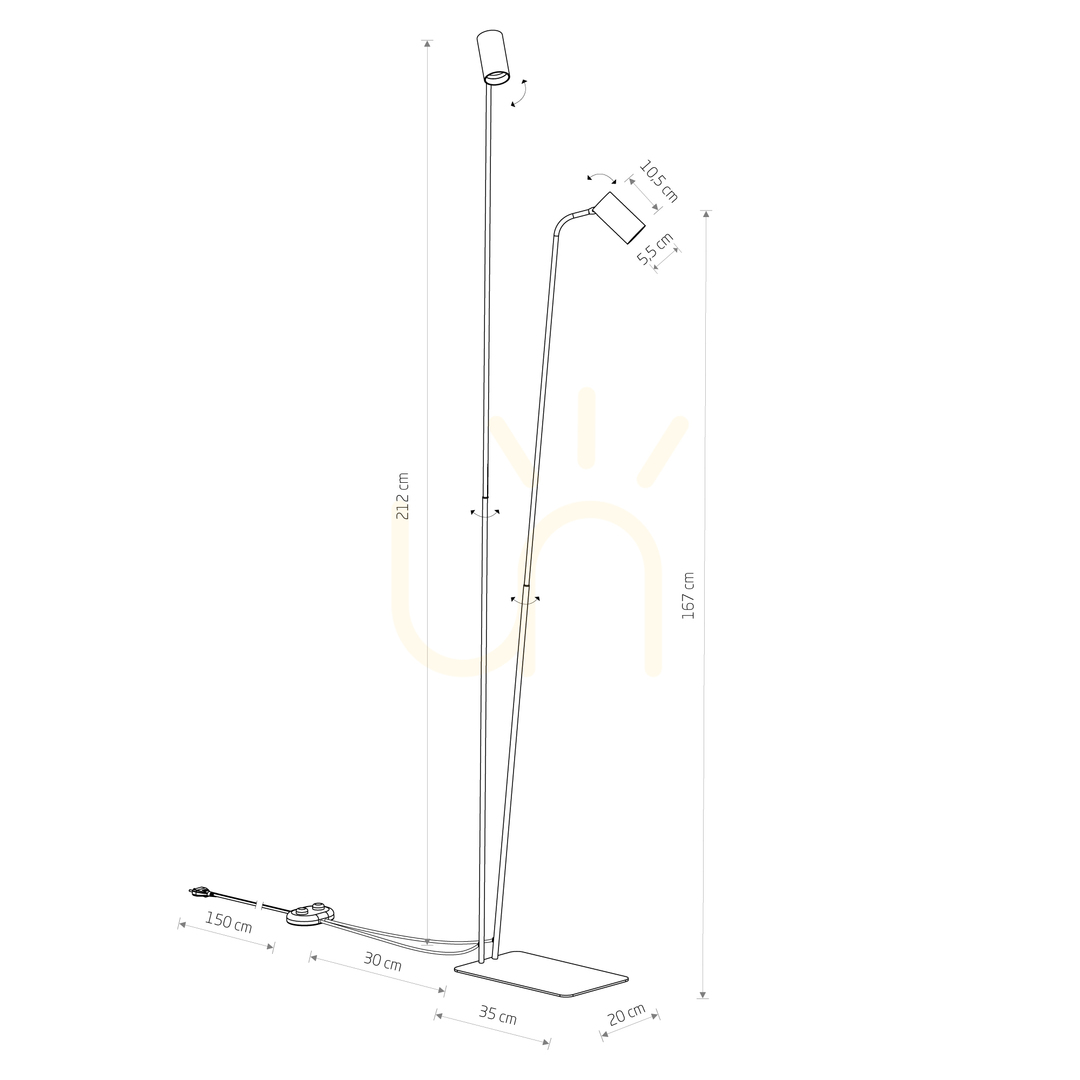 View MONO 12620 Floor Lamp by Nowodvorski MONO 12620 Floor Lamp by Nowodvorski