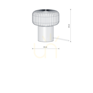 TIKA 11979 Table Lamp by Nowodvorski small 6