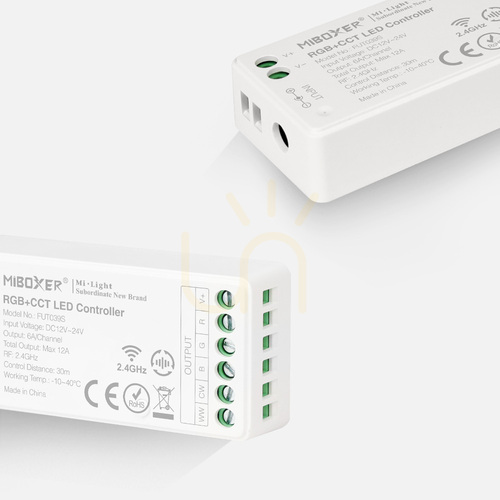 Check MiBoxer CONTROLLER 12-24V 12A RF RGB+CCT FUT039S