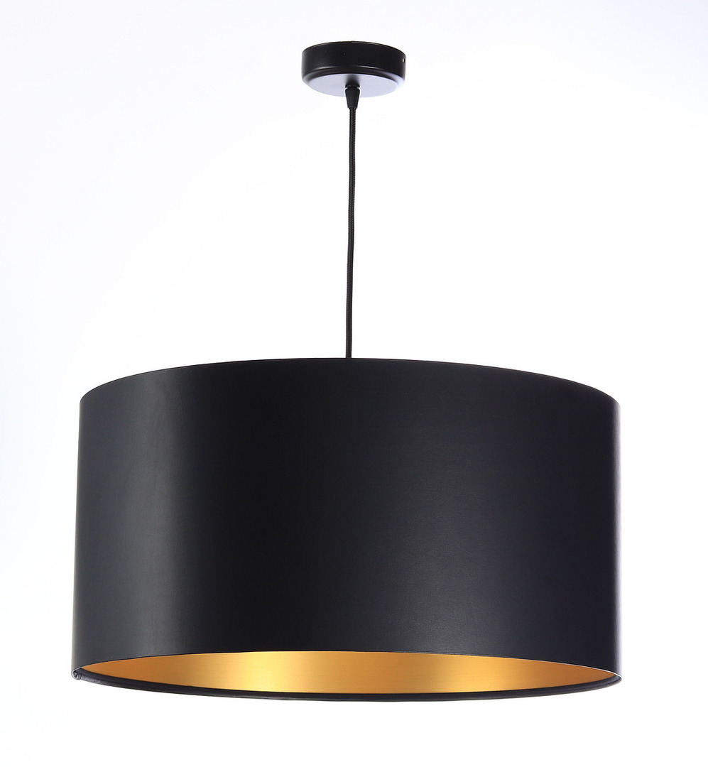 Check LEXIE Black and Gold Pendant Light, 60 cm, E27, 60W, Latex, Satin LEXIE Black and Gold Pendant Light, 60 cm, E27, 60W, Latex, Satin