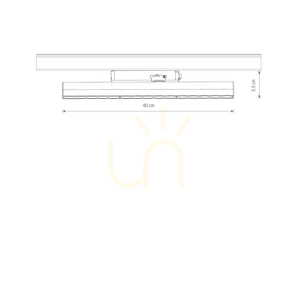 PROFILE FOCUS LINEAR LED 15W 12395 Track Lighting Fixture by Nowodvorski 1 PROFILE FOCUS LINEAR LED 15W 12395 Track Lighting Fixture by Nowodvorski small 1