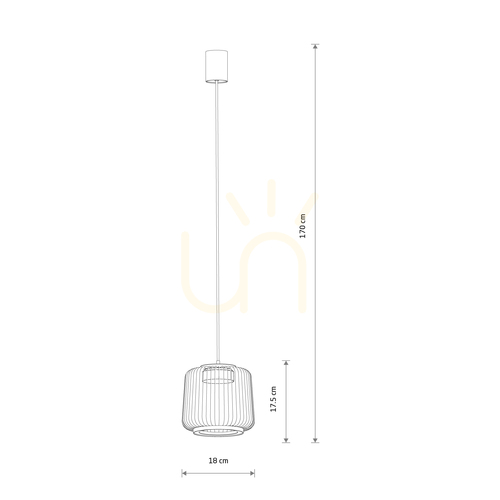 Check KENAI A 12218 Pendant Lamp by Nowodvorski
