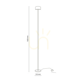 Noa Green LED Floor Lamp small 8