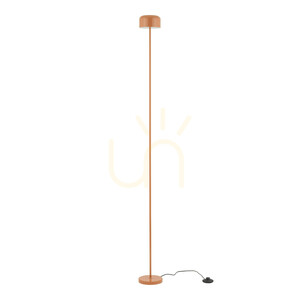 Noa Salmon LED Floor Lamp small 0