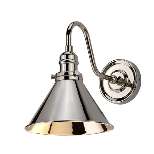 Check Provence 1 Light Wall Light - Polished Nickel Elstead