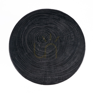 BAZAR BIZAR The Squat Spot Stool, black wood, 40 × 40 × 50 cm small 4